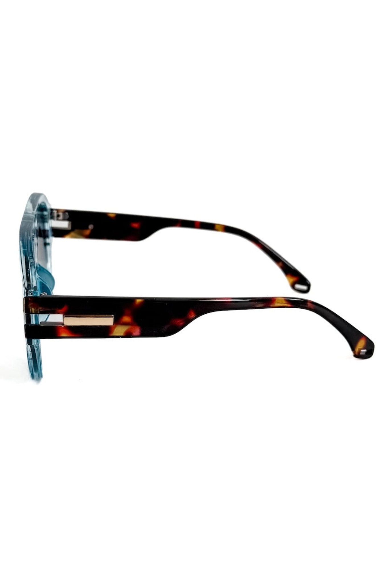 Pretty Simple Women's Knox Blue/Black Aviator Sunglasses