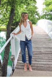 Steve Madden: Brielle Vest in Ivory