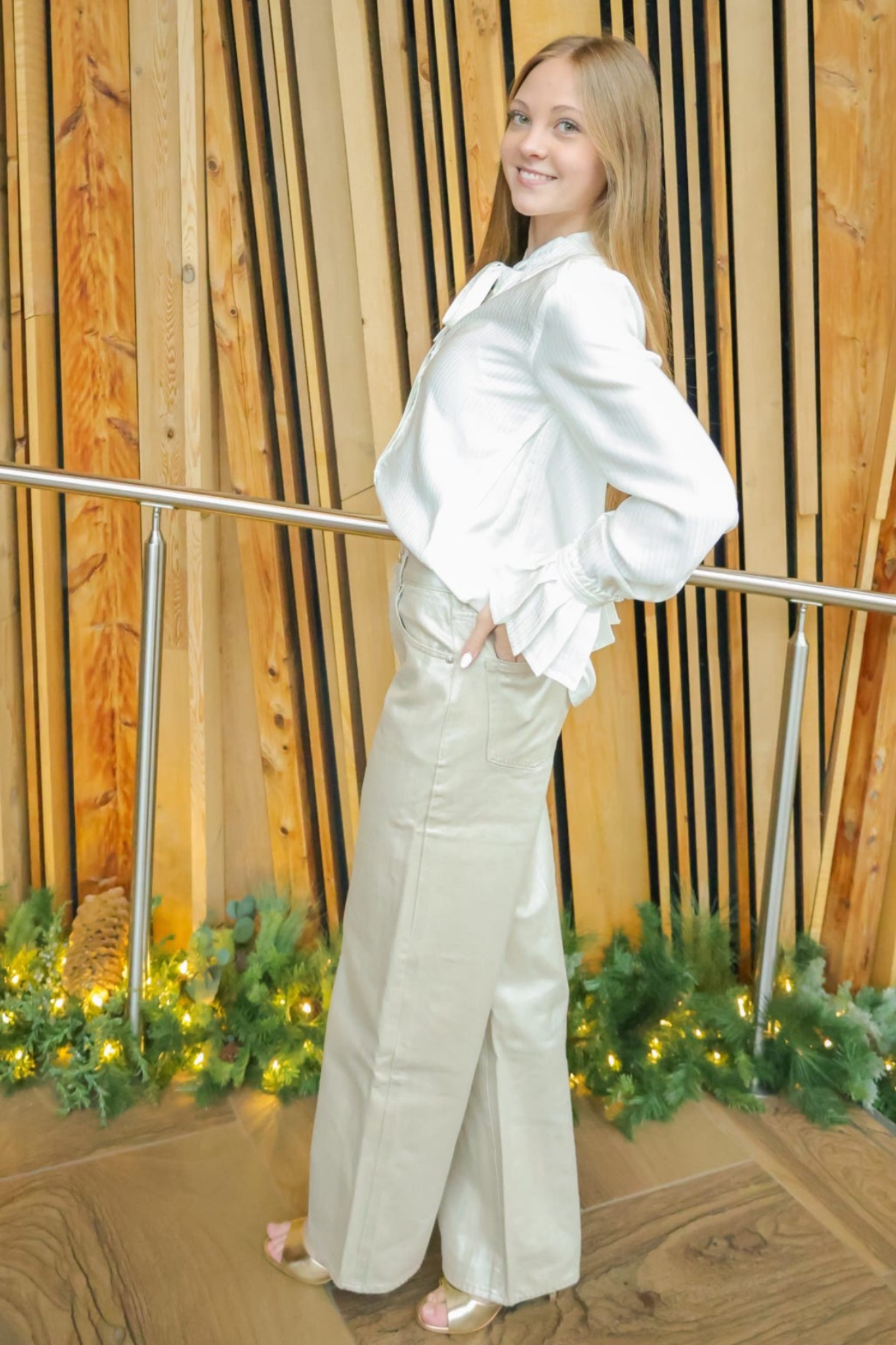 Free People: Mary Lou Silky Shirt