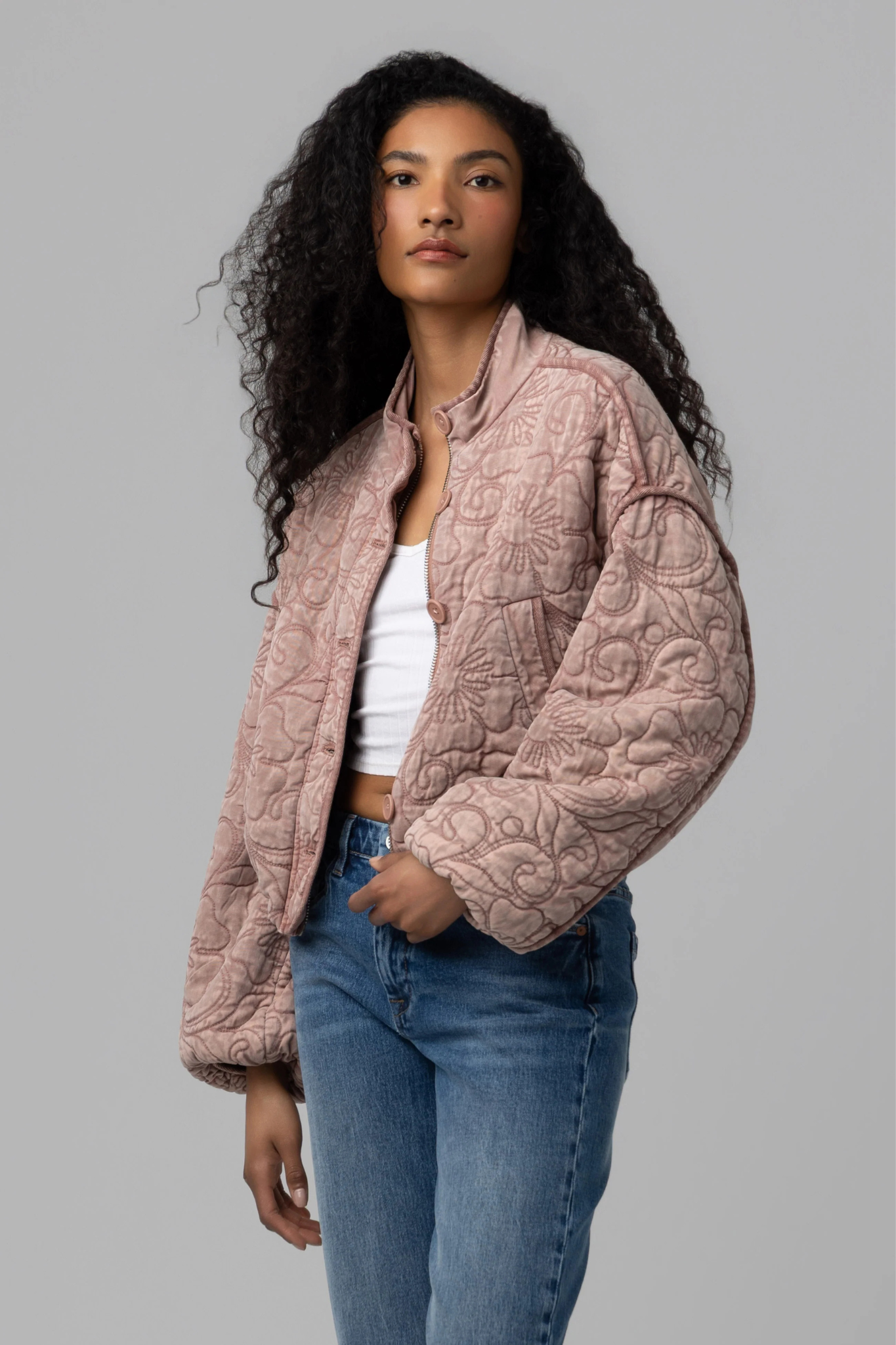 quilted jacket at jcole shoes tulsa