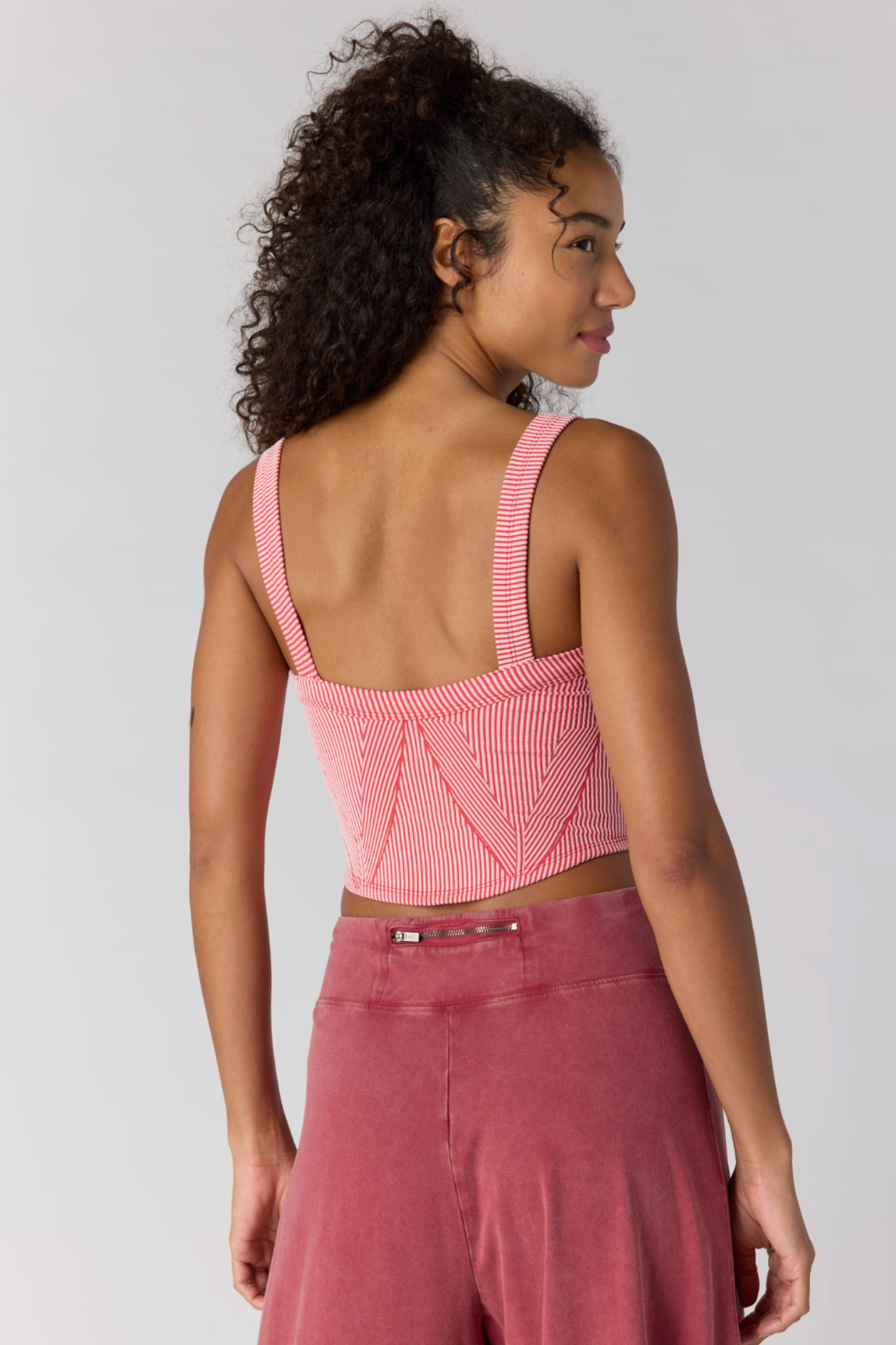 Free People Movement: Perfectly Pleated Cami in Grapefruit