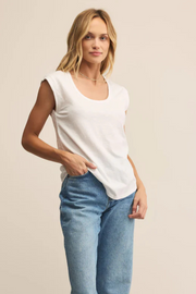 Z Supply: Per Diem Tee in White