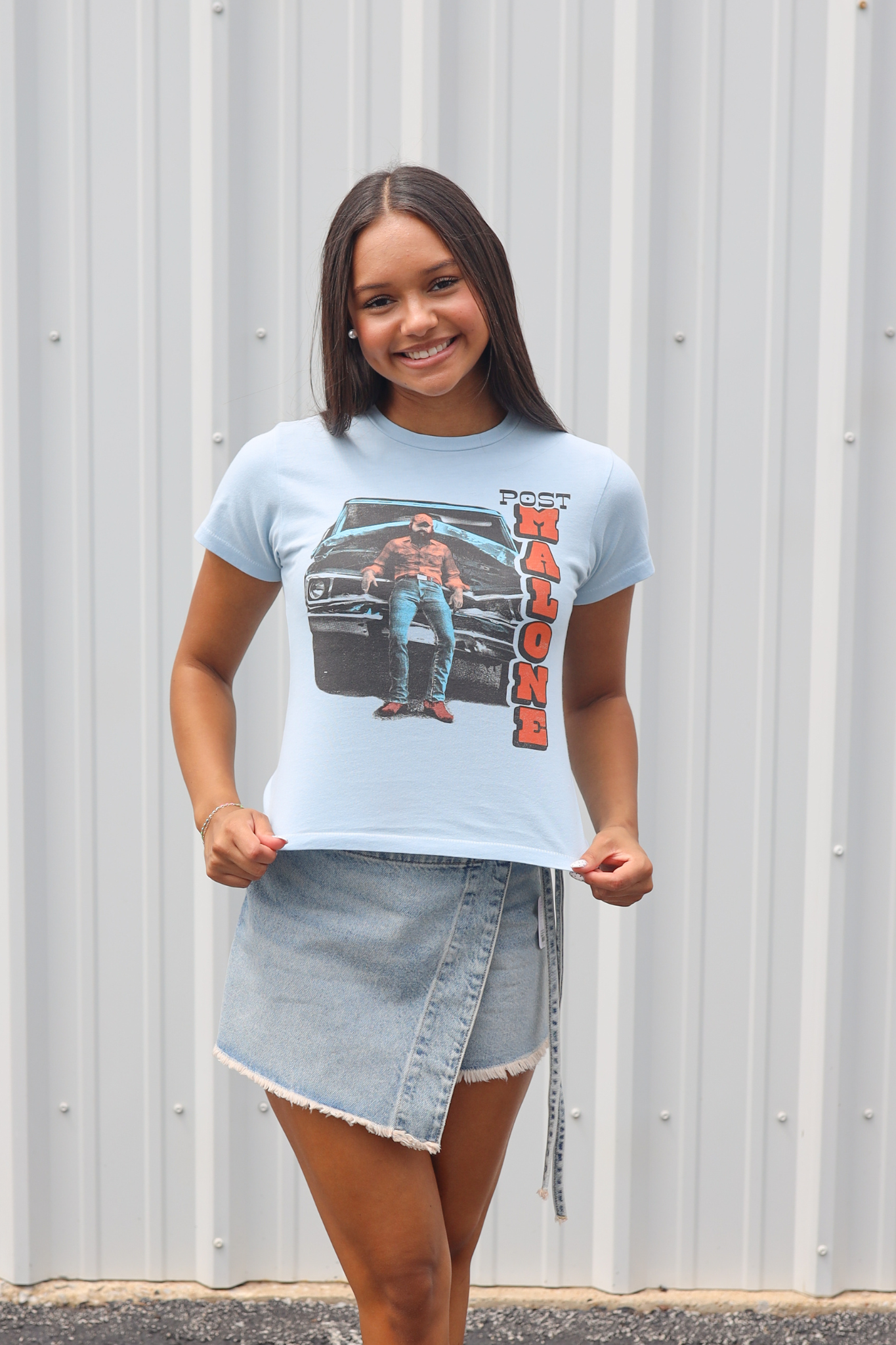 post malone t shirt dress Post Malone Ladies T-Shirt Dress: Cowboy Hat (Black)