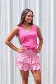 Z Supply: Sirena Rib Tank Island Pink