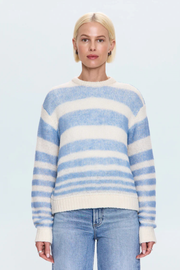 Pistola: Moa Sweater in Blue/White