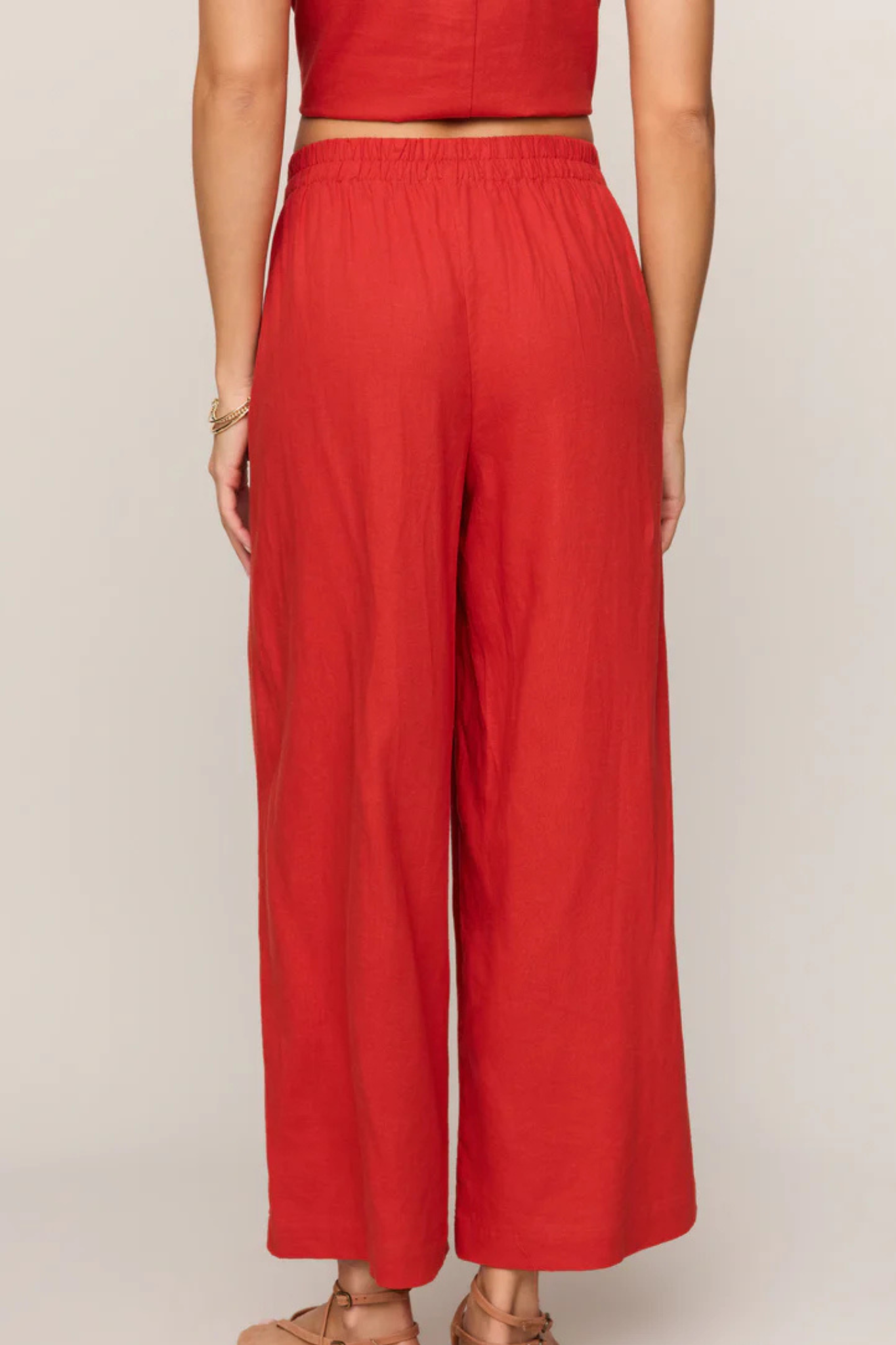 Z Supply: Scout Linen Pant in Chili Pepper