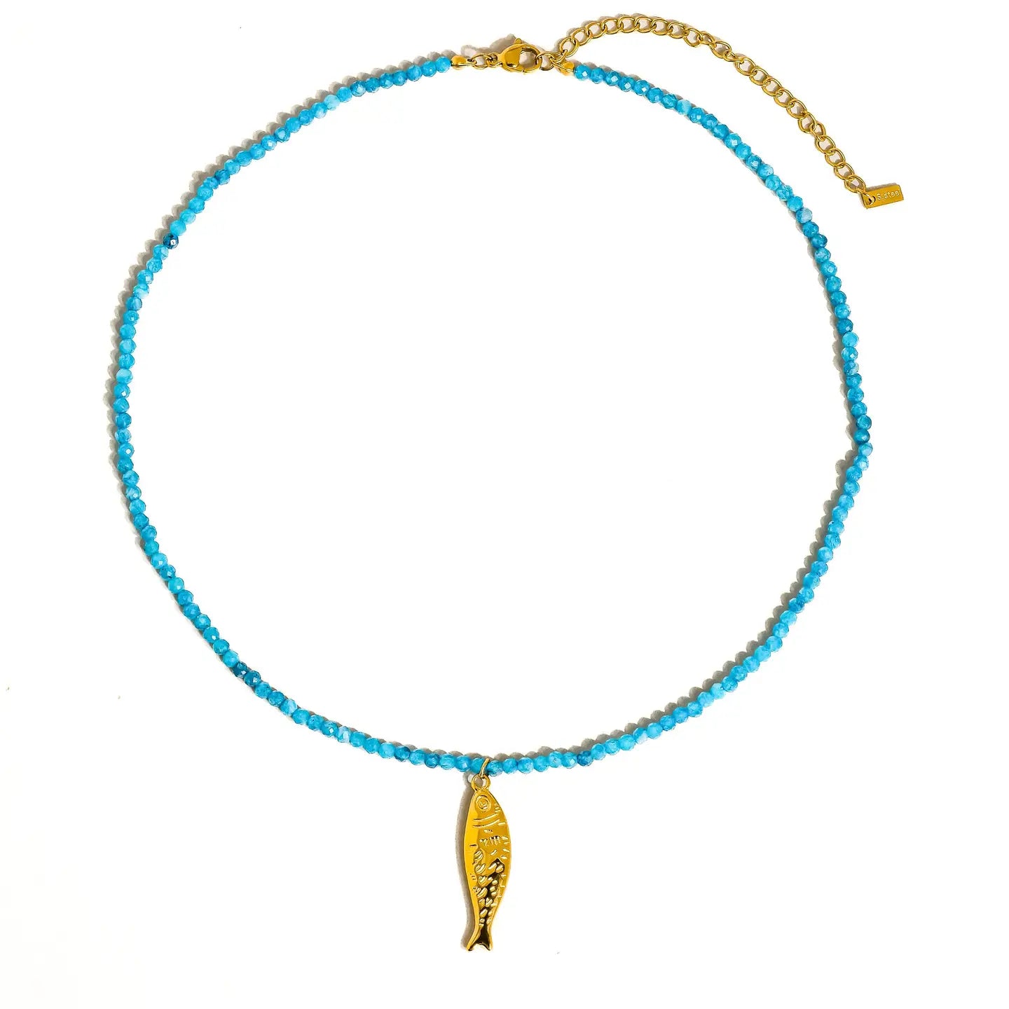 Sasha Beaded Fish Necklace