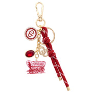 Canvas Style: Oklahoma Sooners Cluster Bag Charm in Crimson