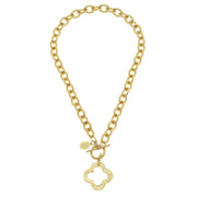 Susan Shaw: Toggle Clover Necklace
