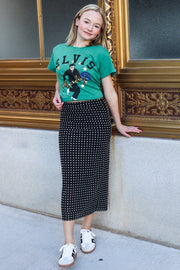 Daydreamer: Sun Records Elvis Collegiate Tour Tee in Jade - J. Cole ShoesDAYDREAMERDaydreamer: Sun Records Elvis Collegiate Tour Tee in Jade