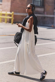 Free People Movement: Hot Shot Strappy Onesie in Ivory