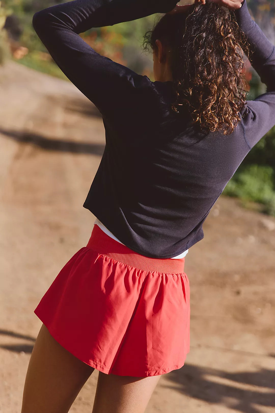 Free People Movement: Carpe Diem Short in Grapefruit Crush