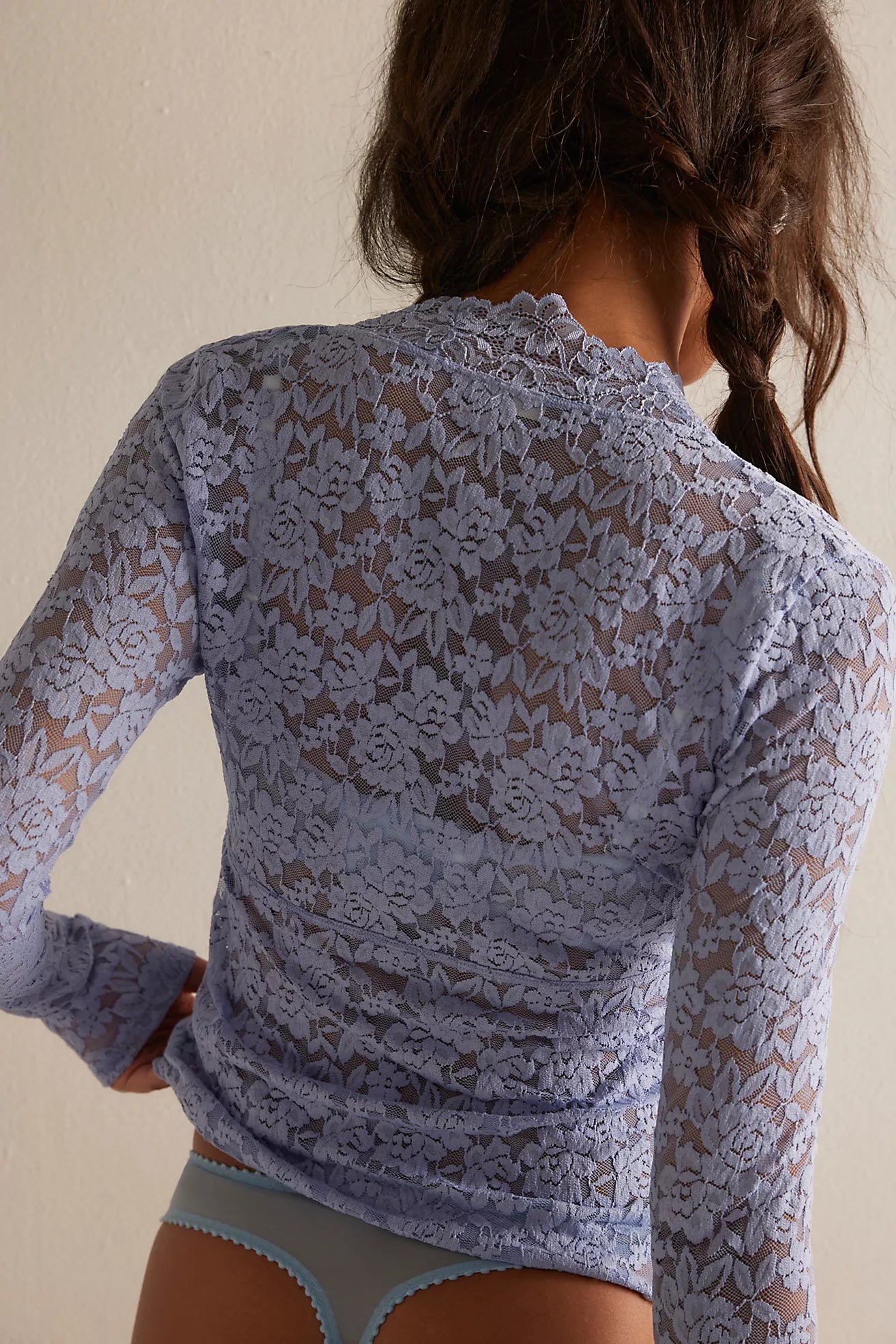 Free People: All Day Lace Long Sleeve