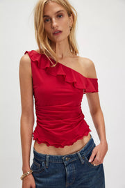 Free People: Isla One Shoulder Top