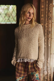 Free People: Opal Sweater in Tea