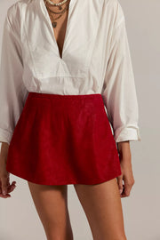 Free People: We The Free Paradise Found Suede Skort