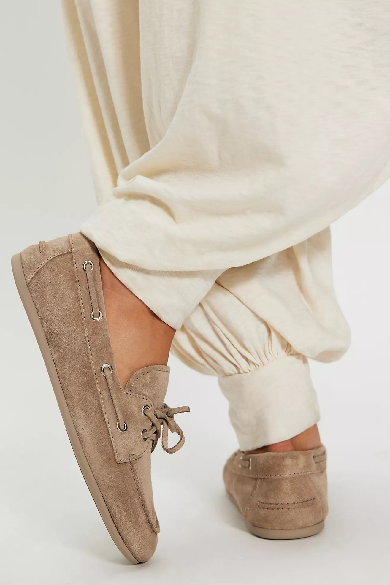 Jeffrey Campbell: Boast in Taupe Distressed Suede – J. Cole Shoes