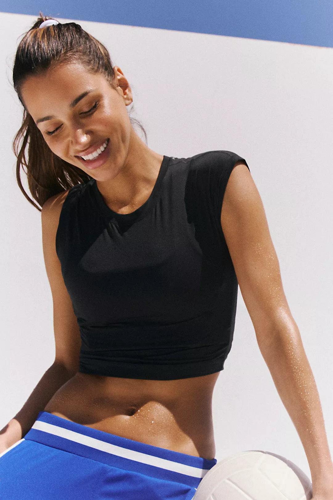 Free People Movement: Never Better Tee in Black