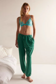 Free People: Slow It Down Jogger in Rainforest Moss