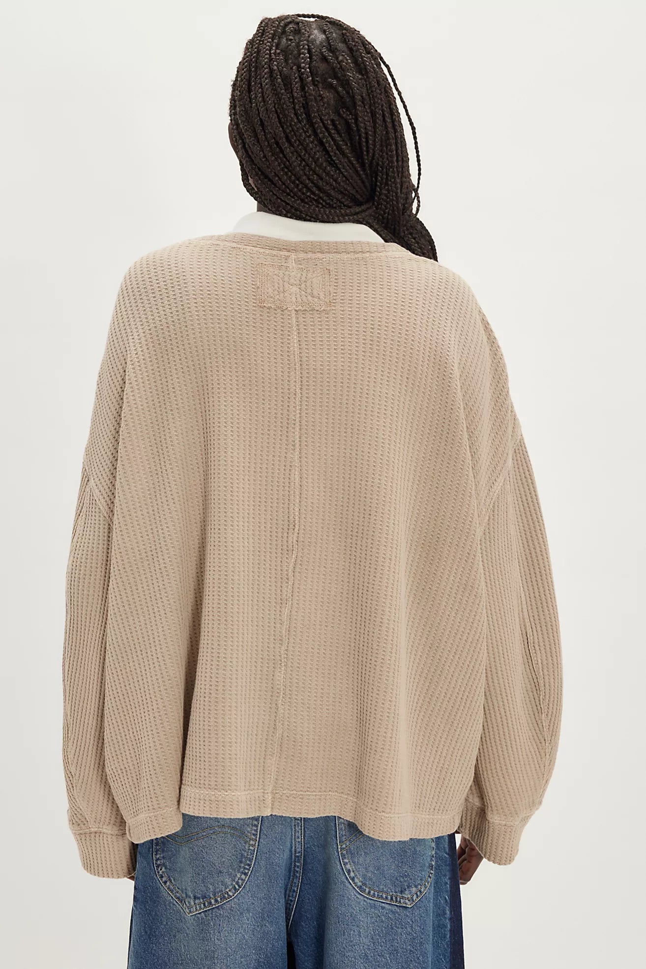 Free People: Dawson Pocket Thermal in Smoothe Stone