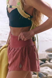 Free People Movement: Carpe Diem Shorts in Fired Clay