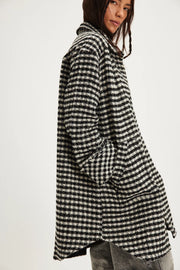 Free People: We The Free Get Around Houndstooth Shirt