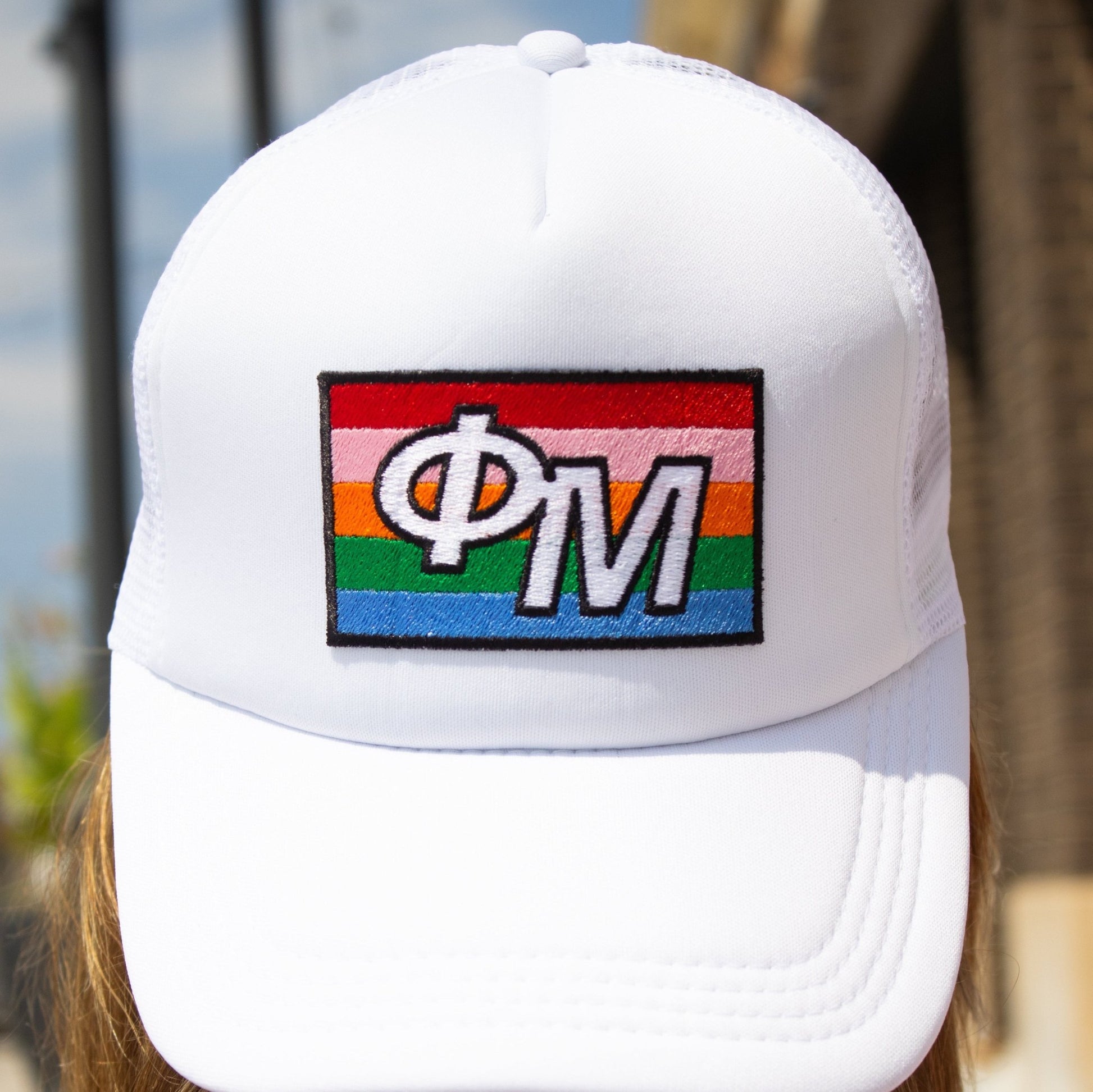 Duo Threads: Sorority Aviator Hat Phi Mu - J. Cole ShoesDuo ThreadsDuo Threads: Sorority Aviator Hat Phi Mu