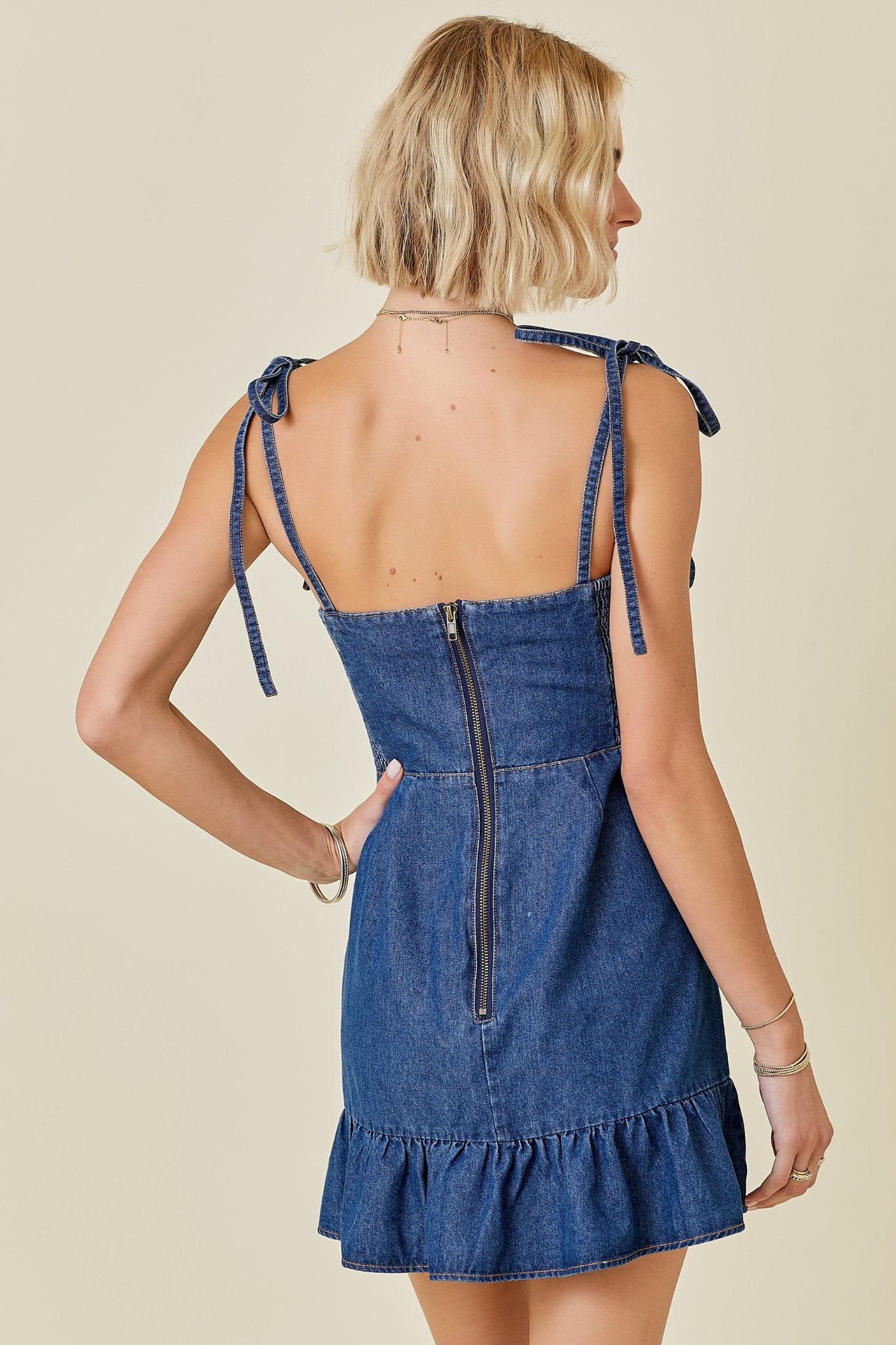 Dutton Denim Dress - J. Cole ShoesDAY + MOONDutton Denim Dress