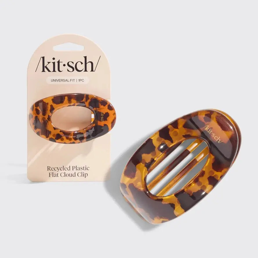 Kitsch: Medium Plastic Flat Cloud Clip in Tort