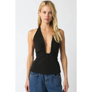 Olivaceous: Keely Halter Top