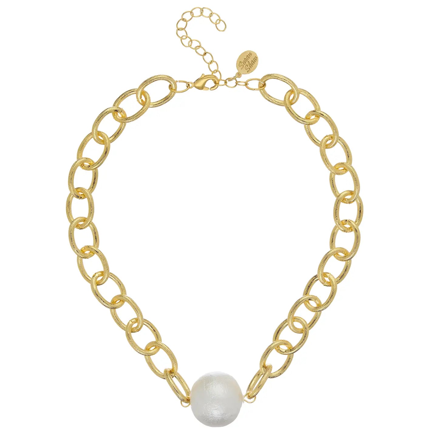 Susan Shaw: Large Cotton Pearl Necklace