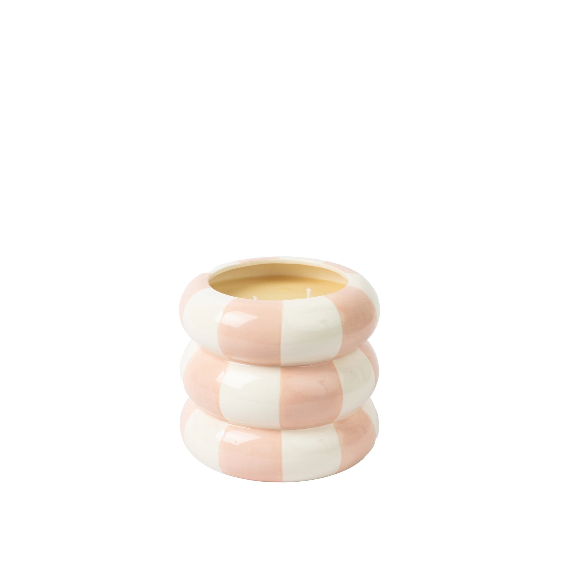 Sweet Grace Pink Checked Candle