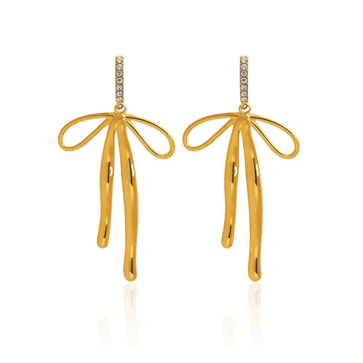 Kismet: Blaire Bow Drop Earrings
