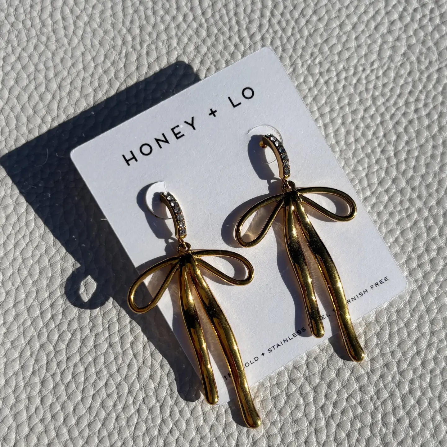 Kismet: Blaire Bow Drop Earrings