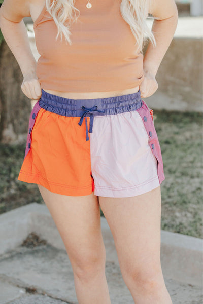 Free People: Color Block Shorts - J. Cole ShoesFree People MovementFree People: Color Block Shorts
