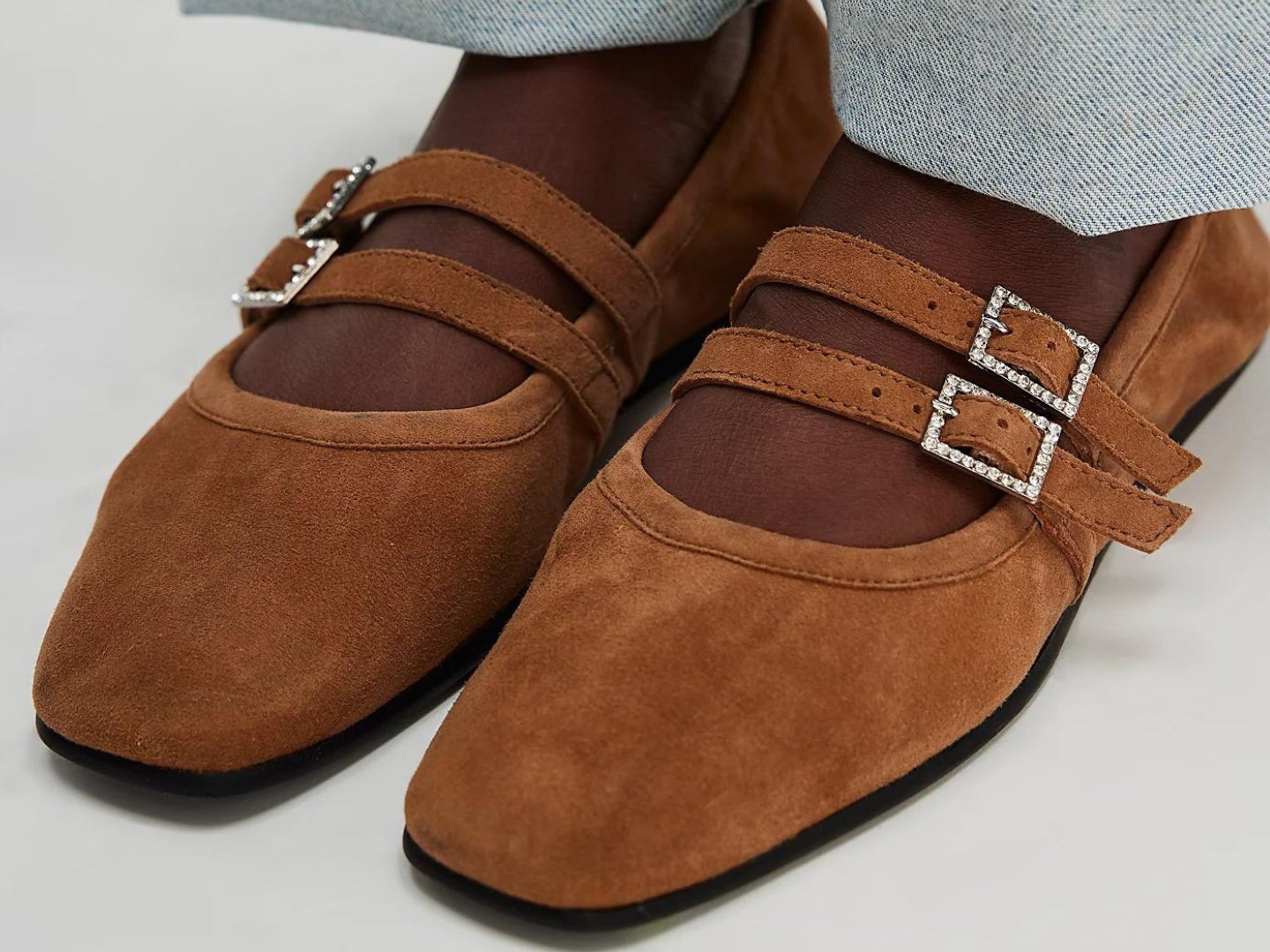 Free People: Crystal Gemini Flat in Burnt Caramel Suede - J. Cole ShoesFREE PEOPLEFree People: Crystal Gemini Flat in Burnt Caramel Suede