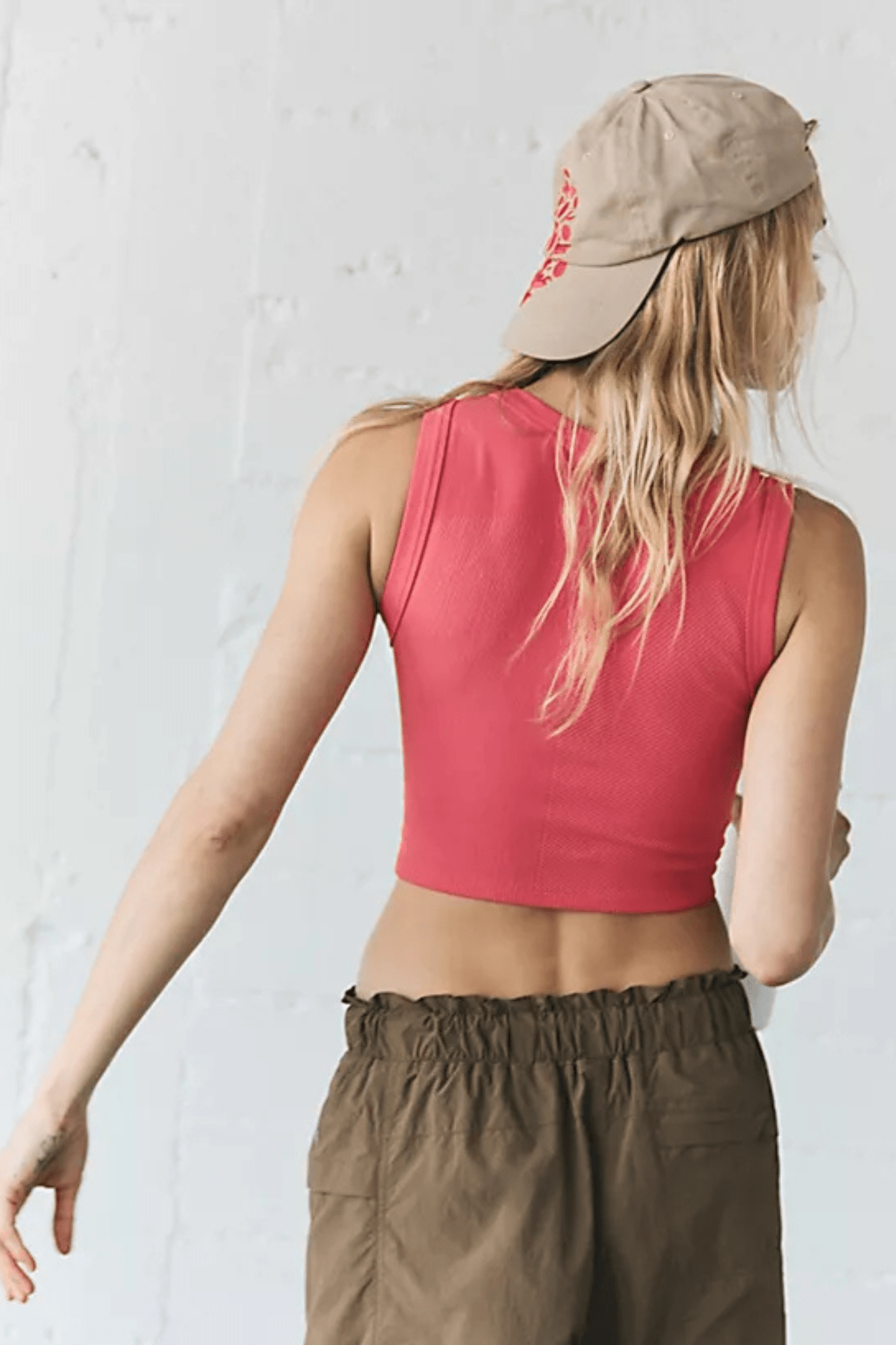 Free People: Free Throw Muscle Tank in Hibiscus - J. Cole ShoesFREE PEOPLEFree People: Free Throw Muscle Tank in Hibiscus