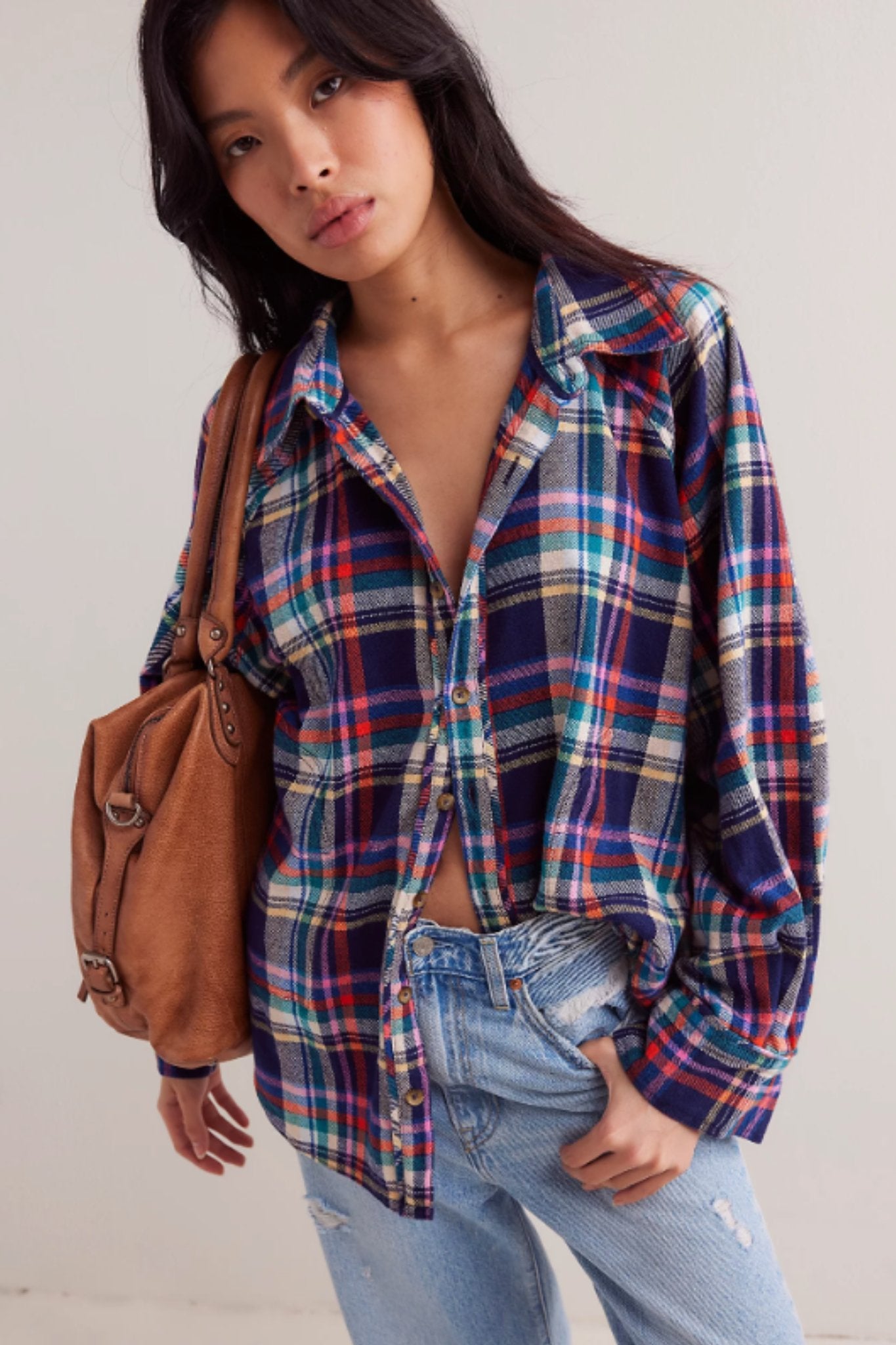 Free People: Girl Meets Boy Plaid Shirt - J. Cole ShoesFREE PEOPLEFree People: Girl Meets Boy Plaid Shirt