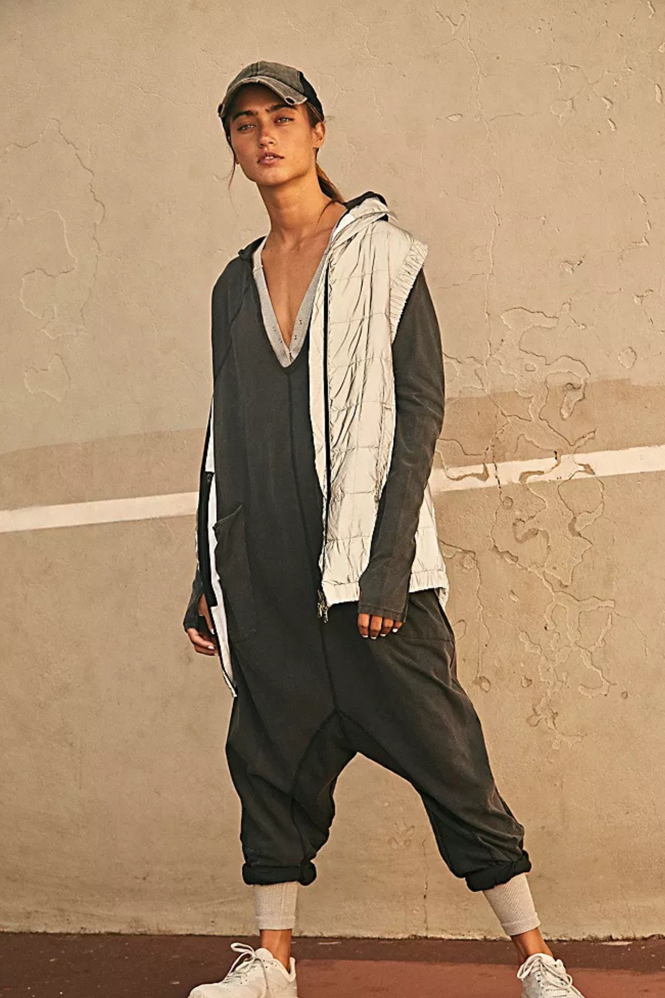 Free People: Hot Shot Long Sleeve Onsie in Black - J. Cole ShoesFREE PEOPLEFree People: Hot Shot Long Sleeve Onsie in Black