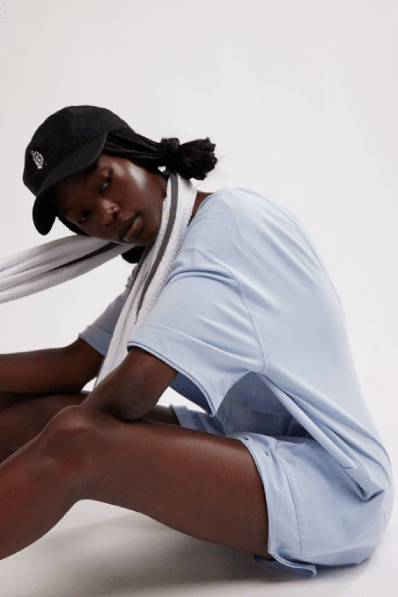 Free People: Hot Shot Tee Romper Coddy in Steel - J. Cole ShoesFREE PEOPLEFree People: Hot Shot Tee Romper Coddy in Steel