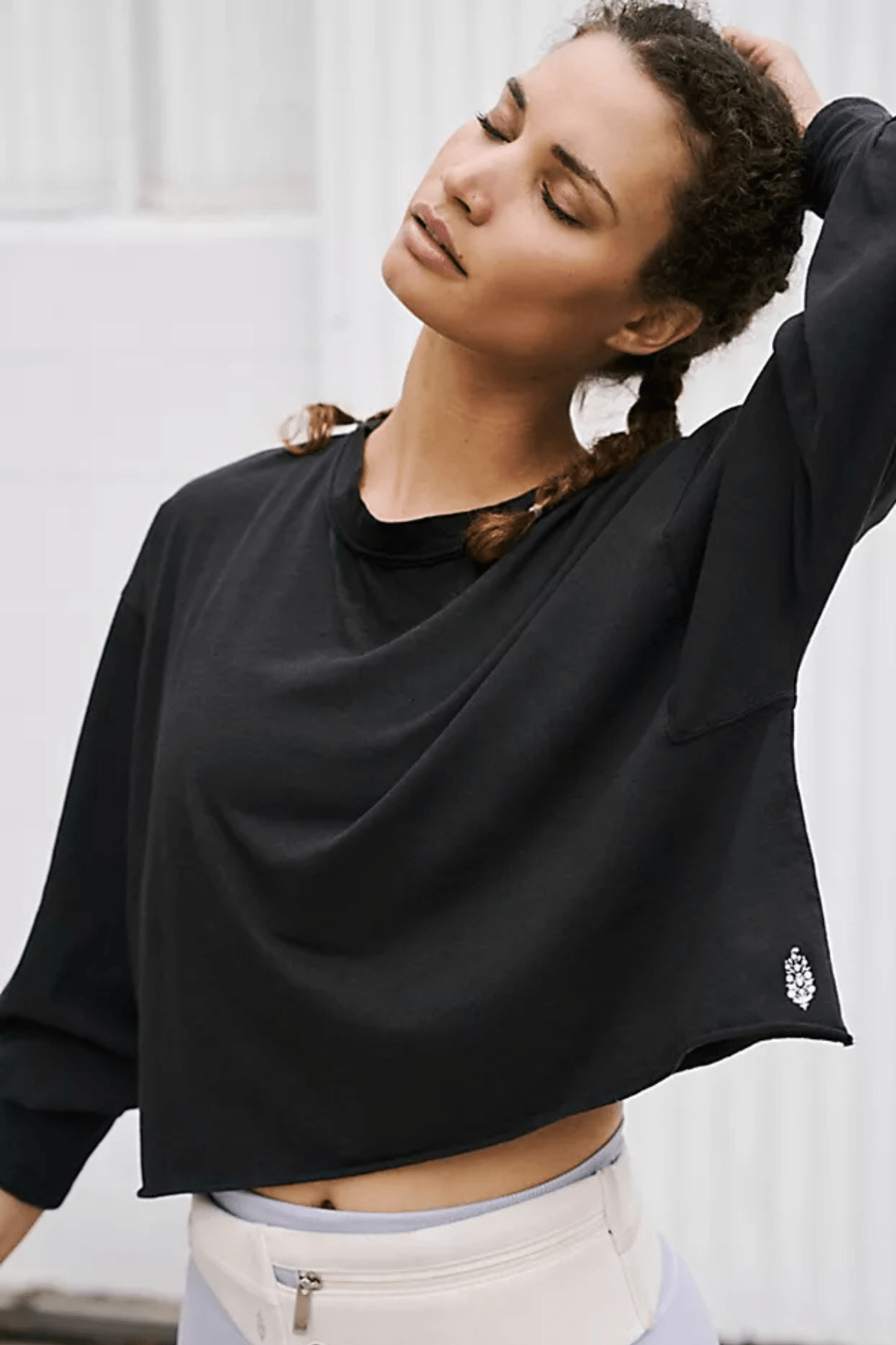 Free People: Inspire Layer Tee in Black - J. Cole ShoesFREE PEOPLEFree People: Inspire Layer Tee in Black