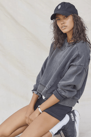 Free People: Intercept Pullover in Black - J. Cole ShoesFREE PEOPLEFree People: Intercept Pullover in Black