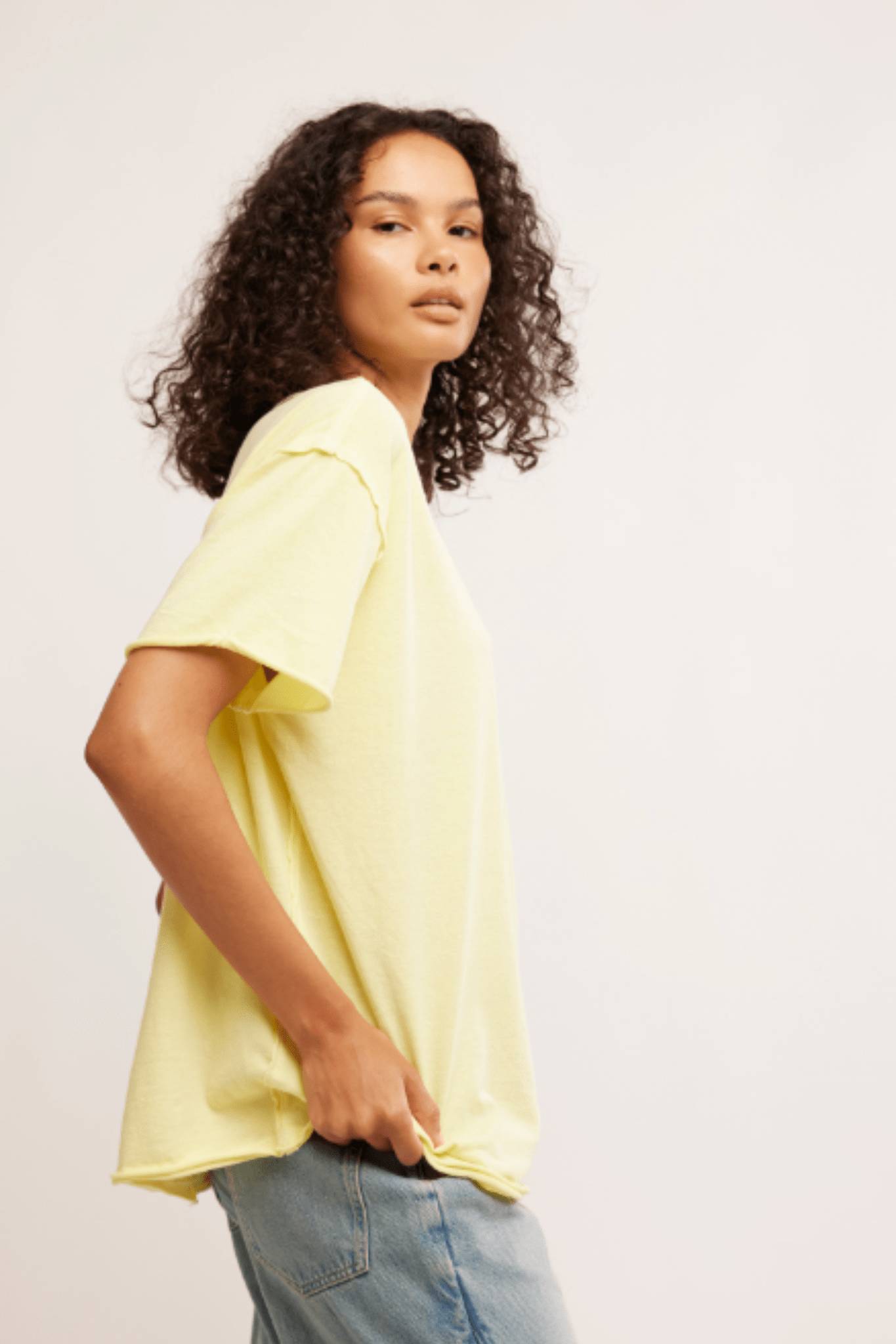 Free People: Nina Tee Yellow Finch - J. Cole ShoesFREE PEOPLEFree People: Nina Tee Yellow Finch
