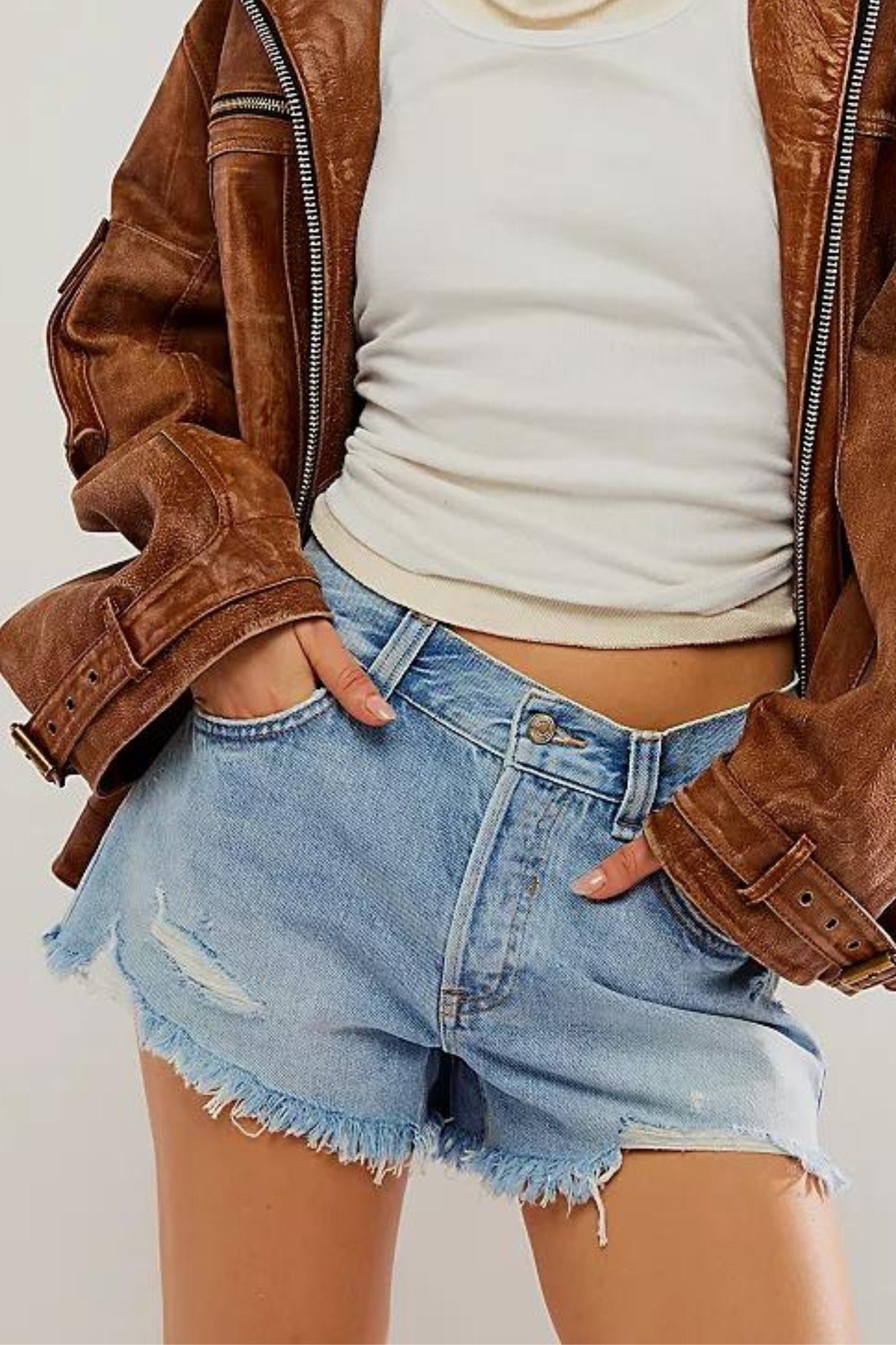 Free People: Now or Never Denim Short - J. Cole ShoesFREE PEOPLEFree People: Now or Never Denim Short