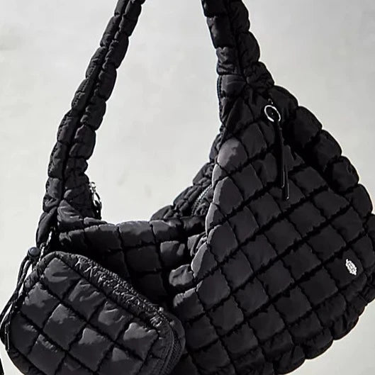 Free People: Quilted Carr in Black - J. Cole ShoesFree People MovementFree People: Quilted Carr in Black