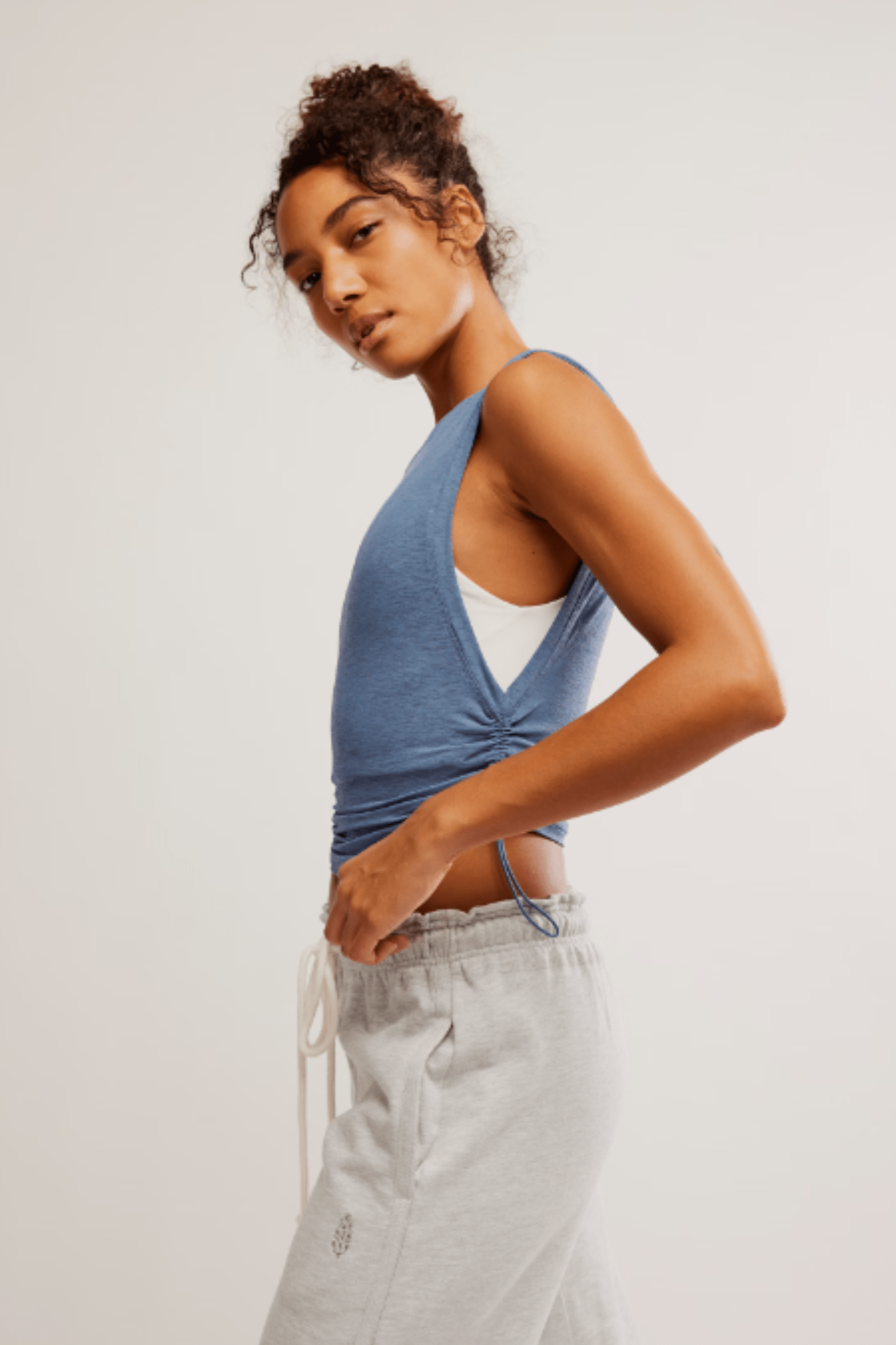 Free People: Sport Mode Muscle Tank in Skyline - J. Cole ShoesFREE PEOPLEFree People: Sport Mode Muscle Tank in Skyline
