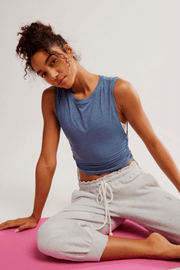 Free People: Sport Mode Muscle Tank in Skyline - J. Cole ShoesFREE PEOPLEFree People: Sport Mode Muscle Tank in Skyline