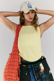 Free People: Sport Muscle Tank in Sour Citrus - J. Cole ShoesFREE PEOPLEFree People: Sport Muscle Tank in Sour Citrus