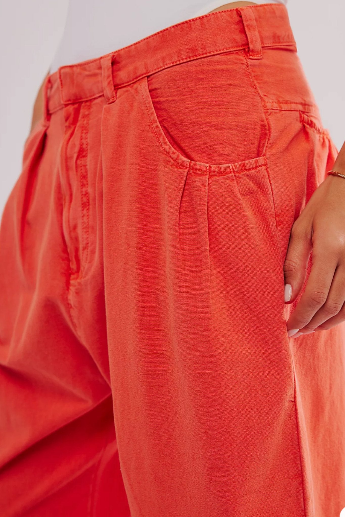 Free People: Sweet Talk Chino in Red Mango - J. Cole ShoesFREE PEOPLEFree People: Sweet Talk Chino in Red Mango