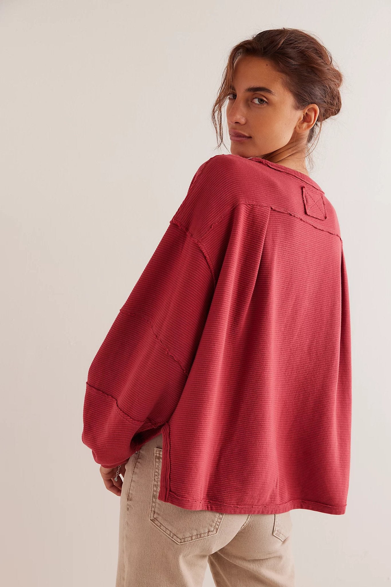 Free People: Total Eclipse Tee in Rubies - J. Cole ShoesFREE PEOPLEFree People: Total Eclipse Tee in Rubies